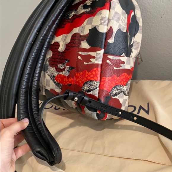 Louis Vuitton Limited Edition Palm Springs Backpack in Patchwork Wave Damier - Picture 5 of 16